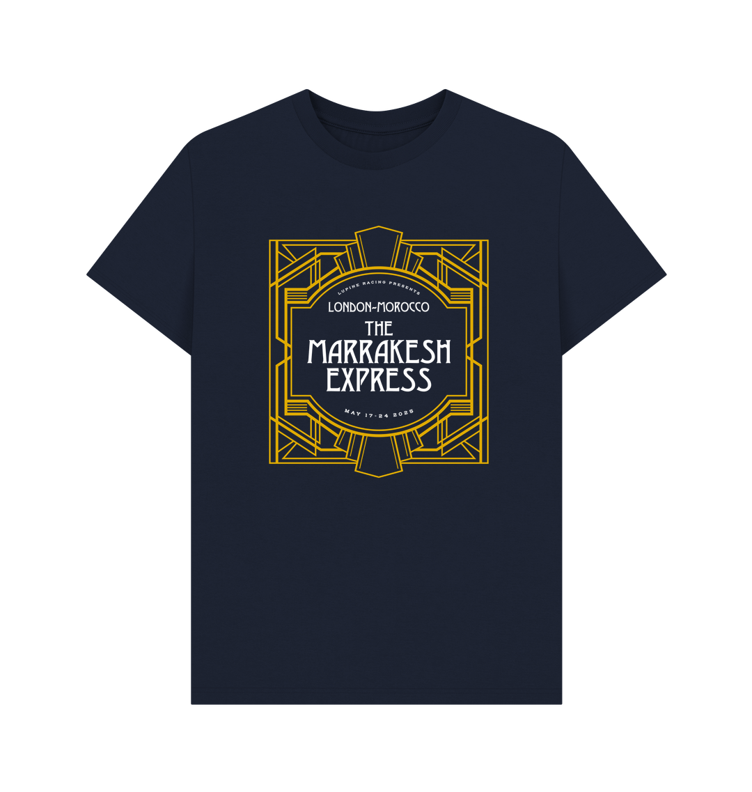 Navy Blue Printed T-shirt