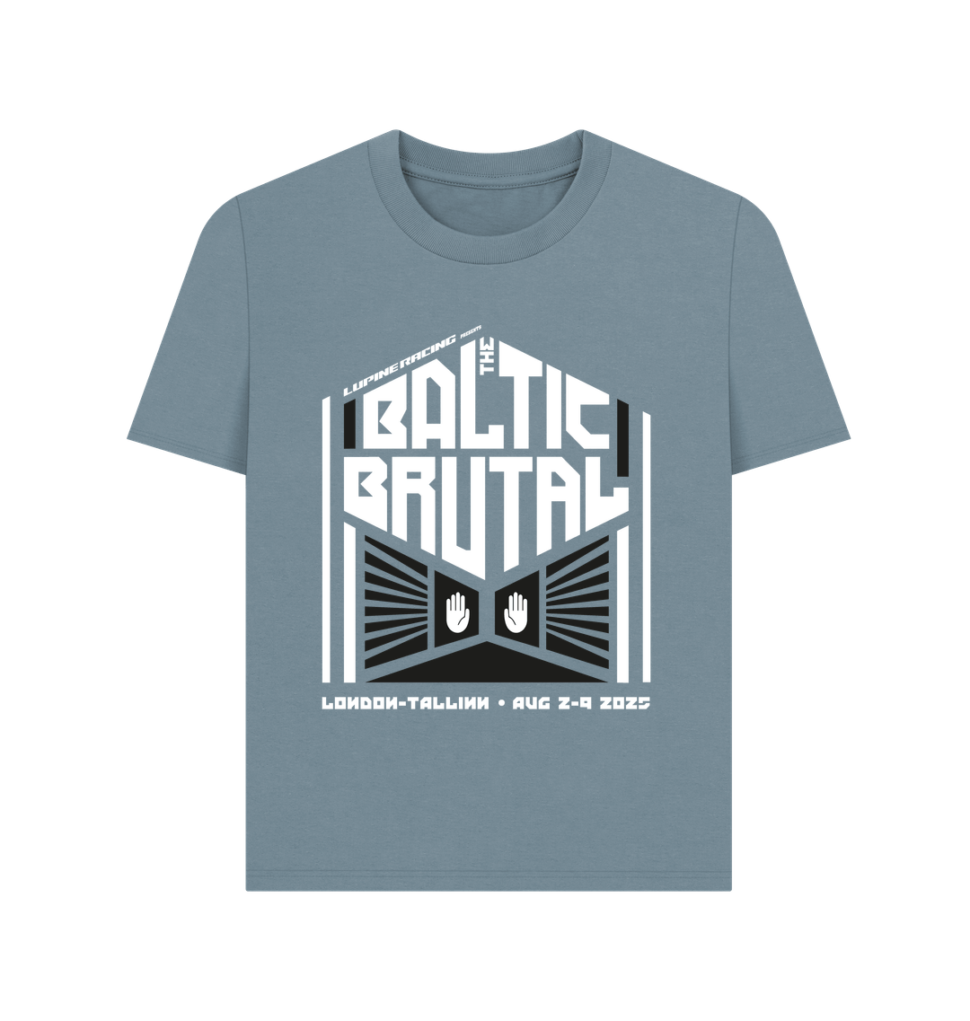Stone Blue Printed T-shirt