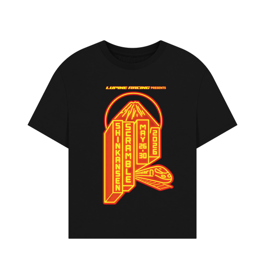 Black Printed T-shirt Front