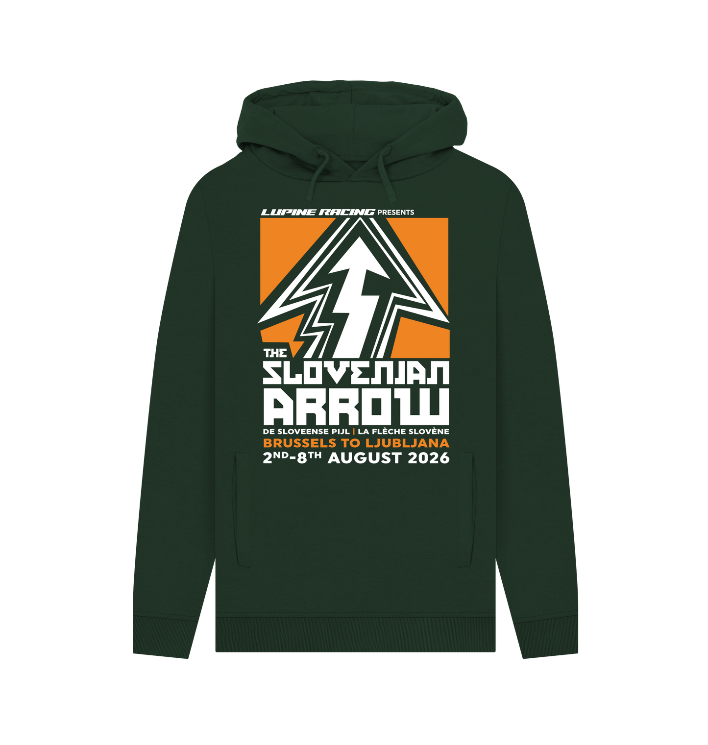 Evergreen Printed Hoody Front