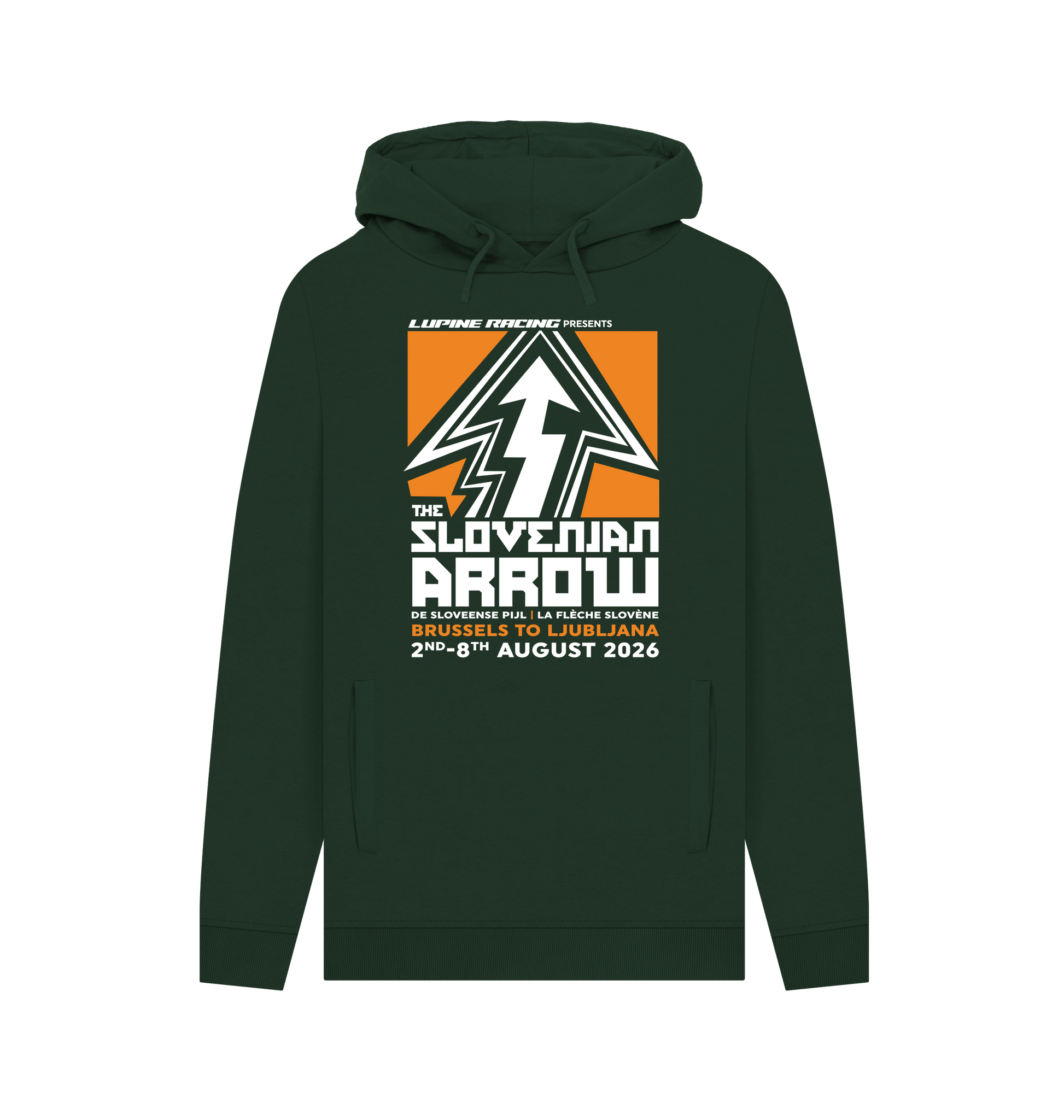 Evergreen Printed Hoody Front