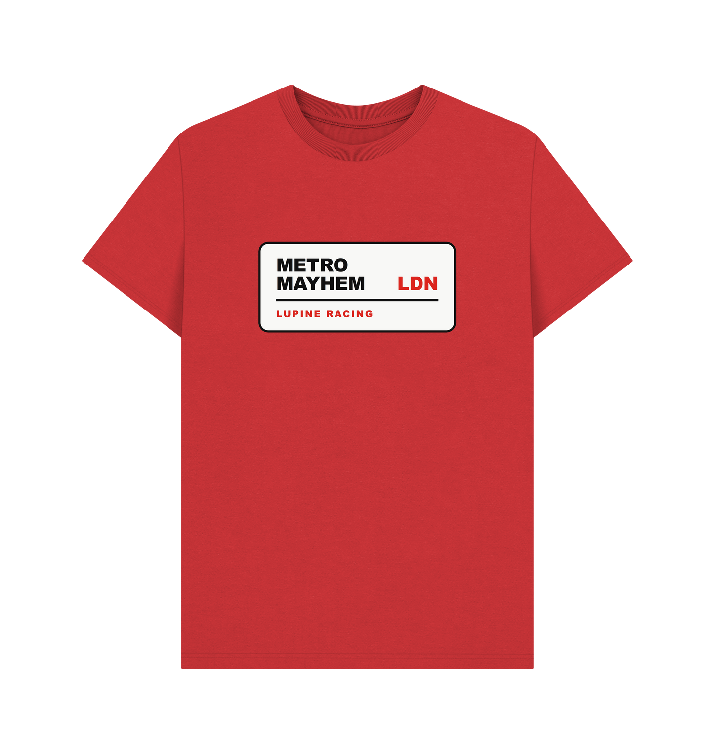 Red Printed T-shirt Front