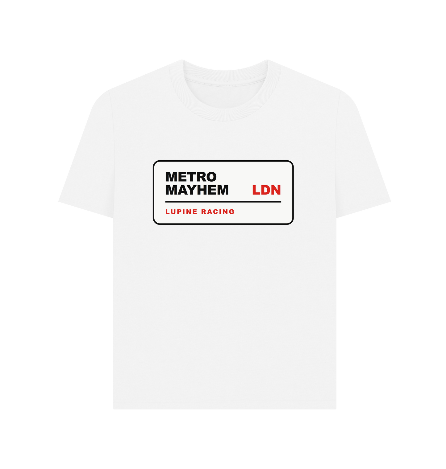 White Printed T-shirt Front