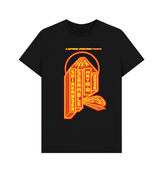 Black Printed T-shirt Front