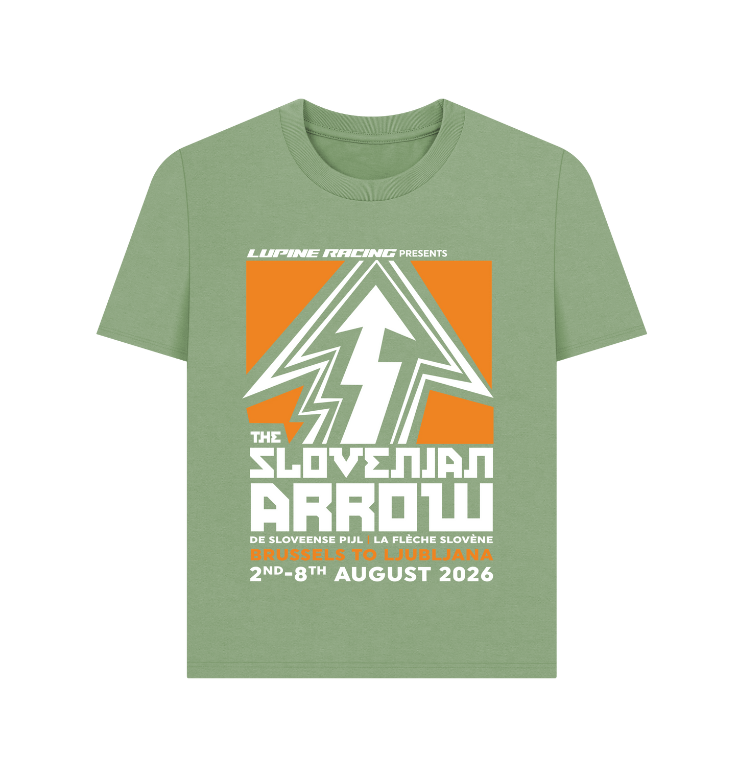 Sage Printed T-shirt Front