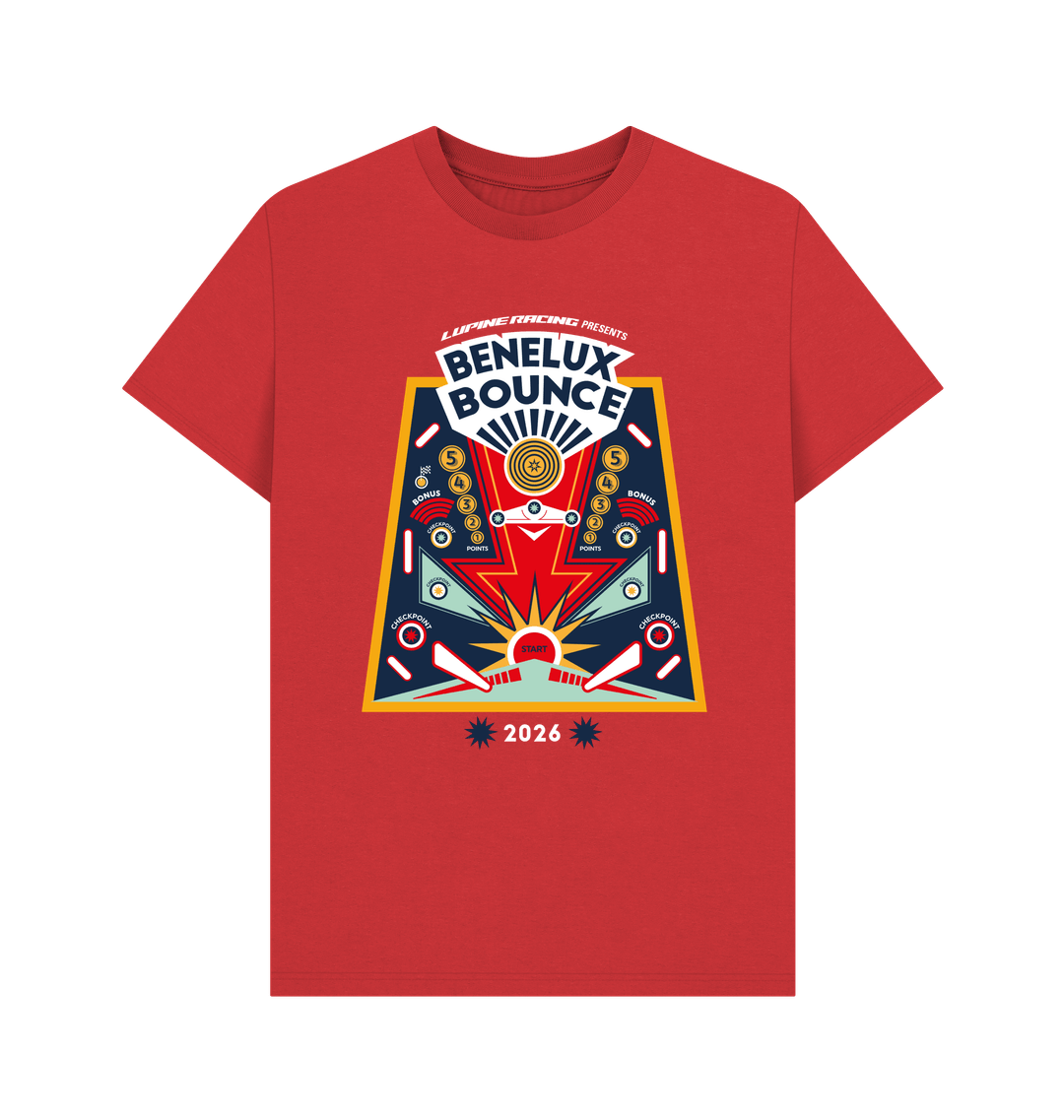 Red Printed T-shirt Front