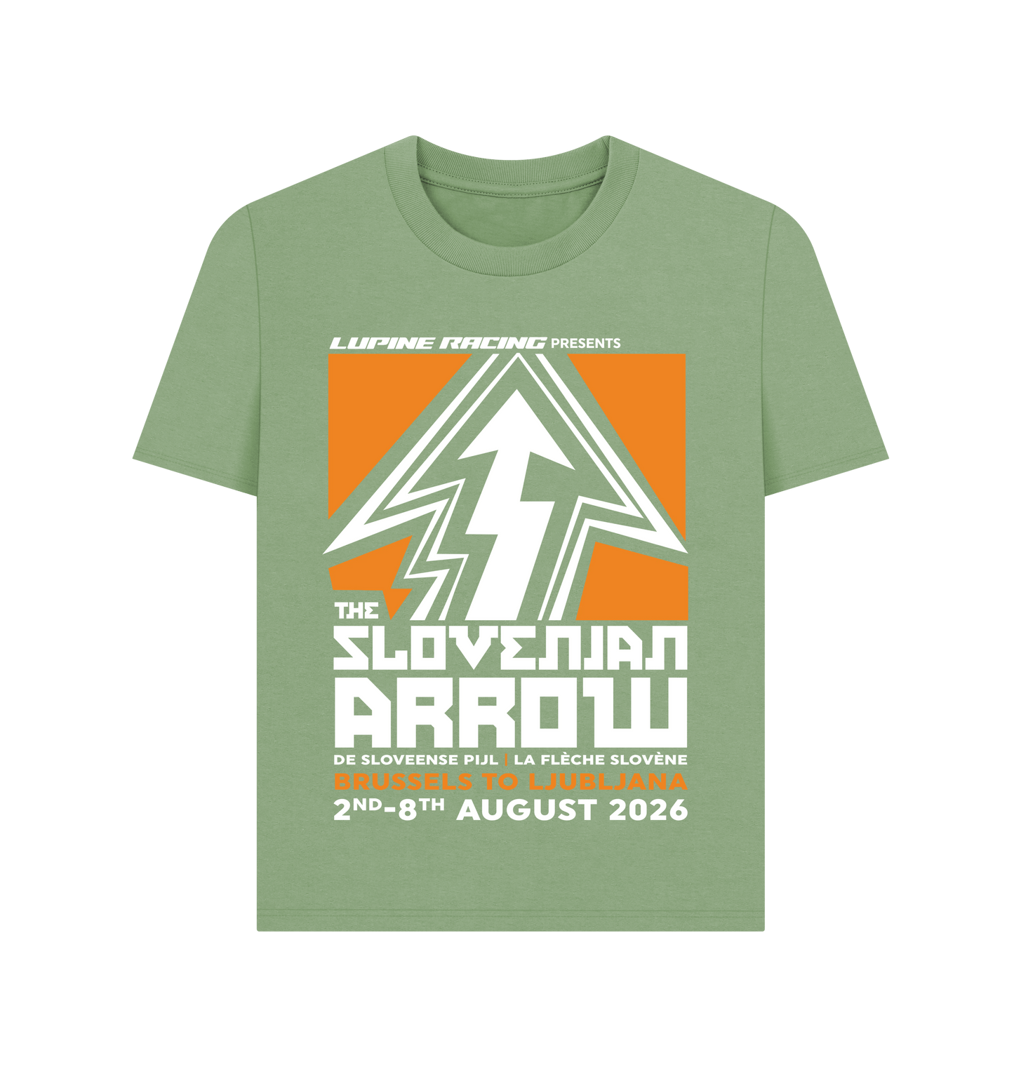 Sage Printed T-shirt Front