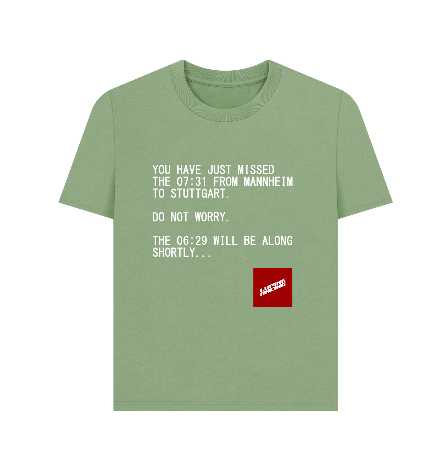 Sage Printed T-shirt Front