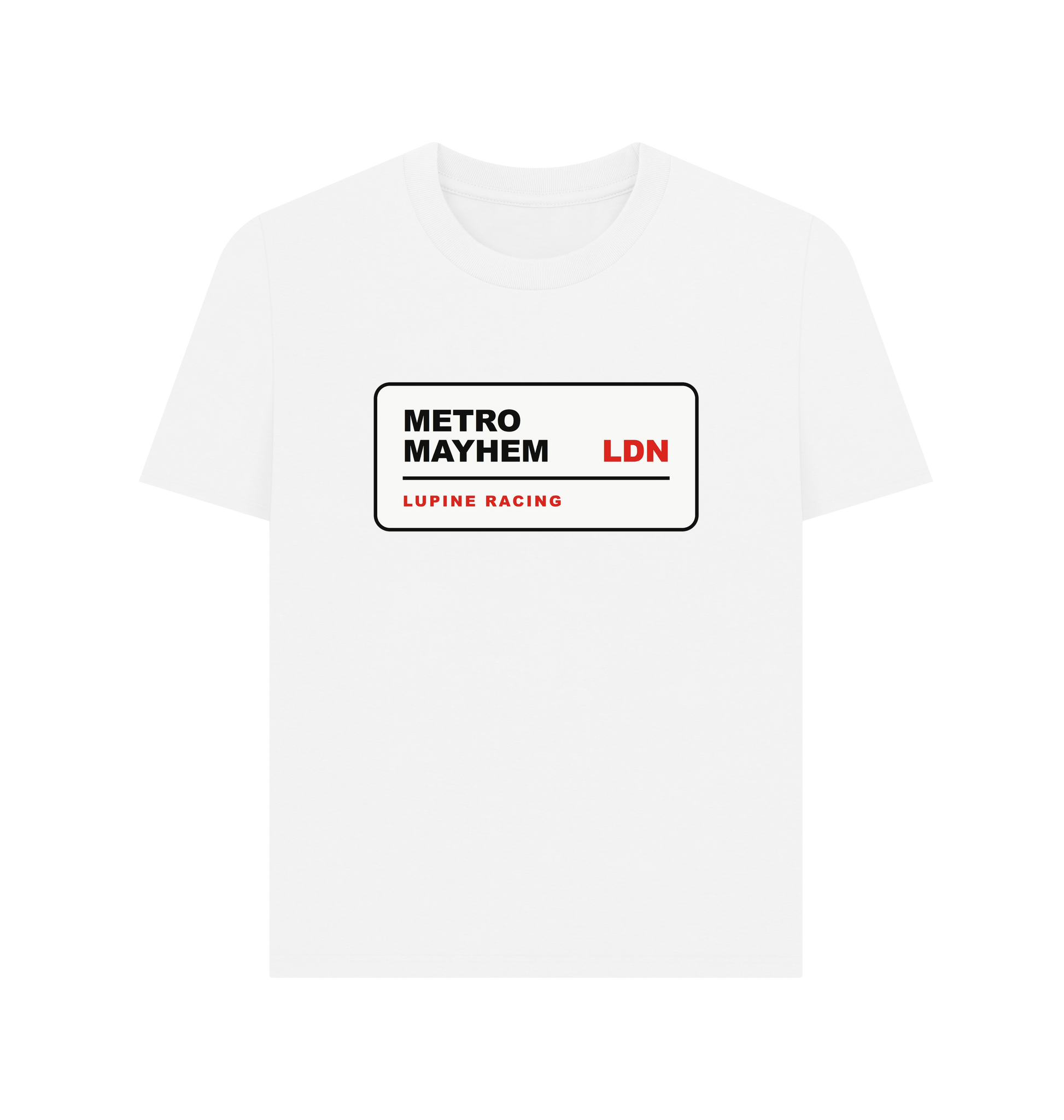 White Printed T-shirt Front